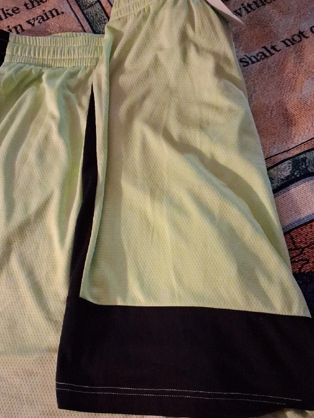 Light Green Mens Athletic Shorts - Breathable Activewear